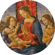 Mainardi, Sebastiano Virgin Adoring the Child with Two Angels oil painting artist